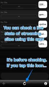 LiveNotice - Check your favorite broadcasting! screenshot #1 for iPhone