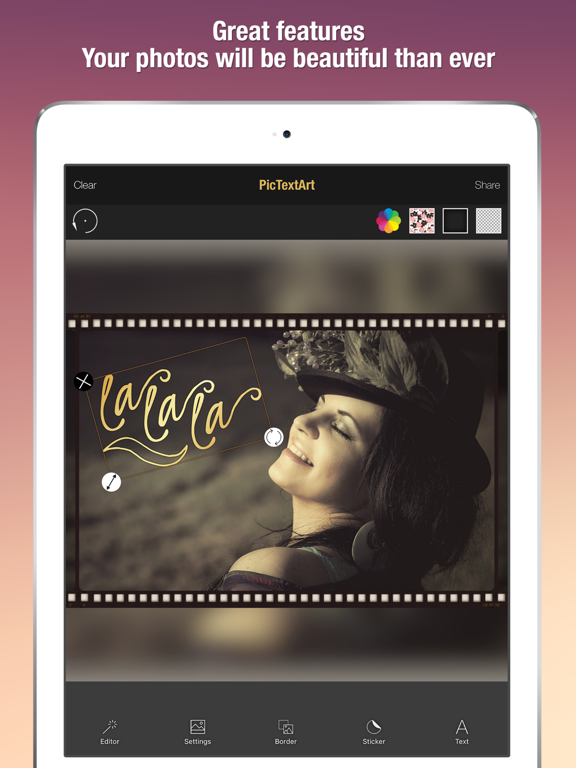 PicTextArt - Easy to add word, caption edit photos screenshot 3