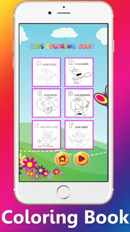 Game screenshot ABC Animals Coloring Pages Learning Tools for Kids apk