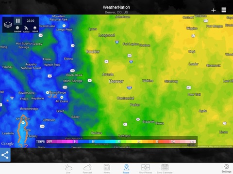 WeatherNation Free "for iPad" screenshot 4