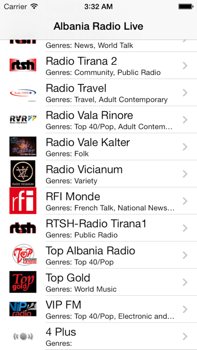 Screenshot #3 pour Albania Radio Live (Shqipëri)