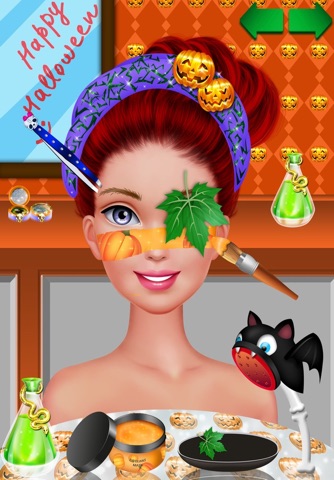 Halloween Makeover - Kids Makeup & Dress Up Games screenshot 2