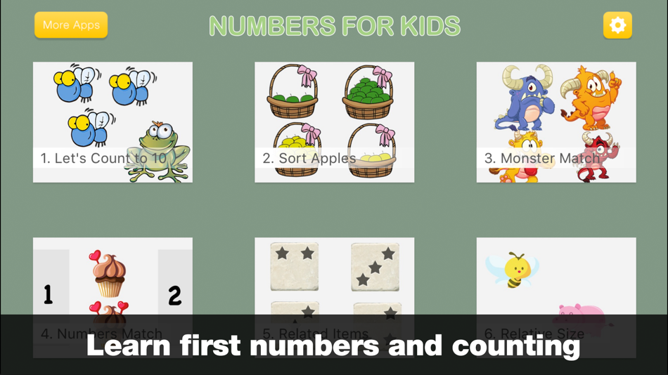 Numbers for Kids - Preschool Counting Games - 1.1 - (iOS)