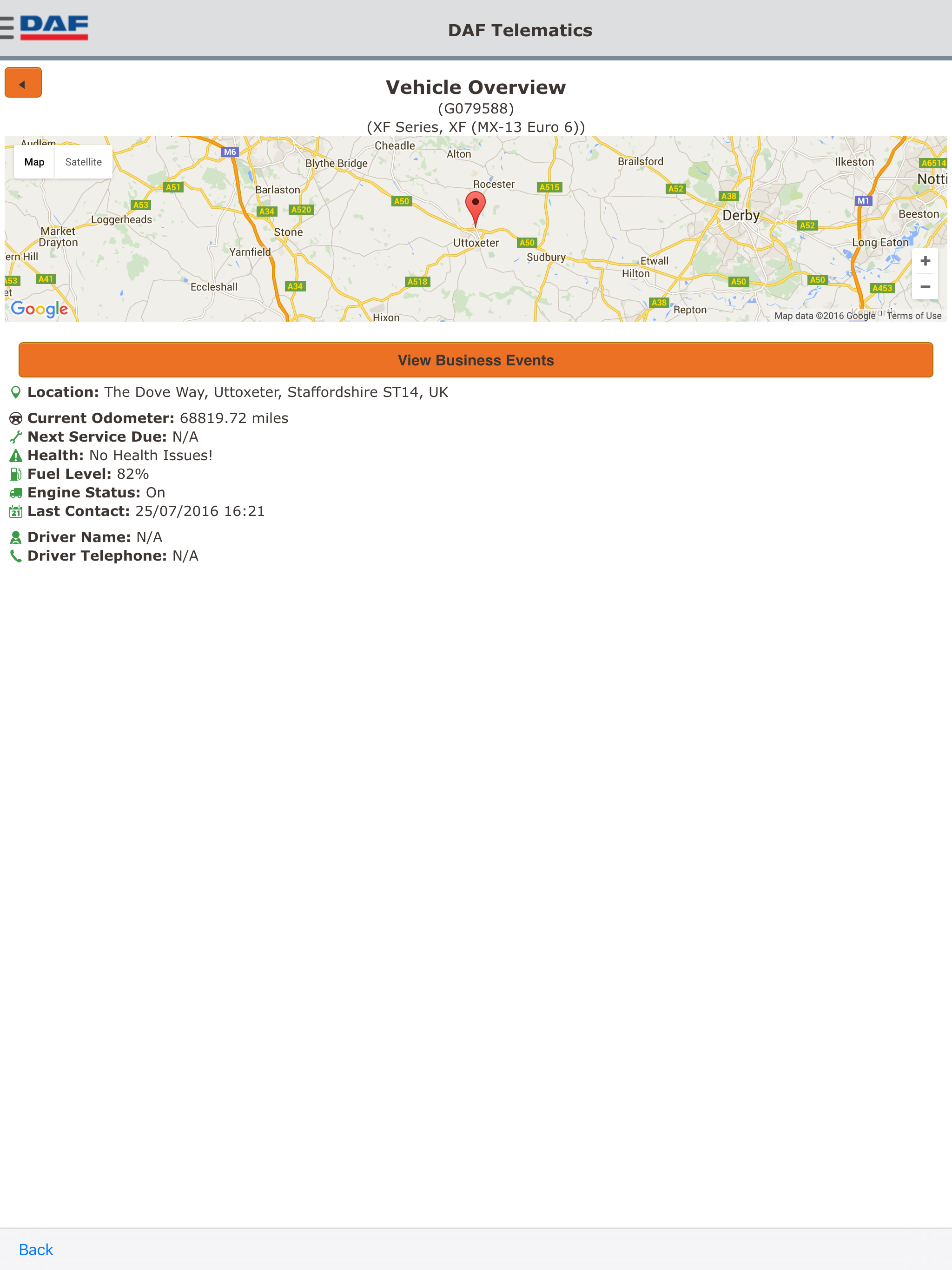 DAF Telematics Management