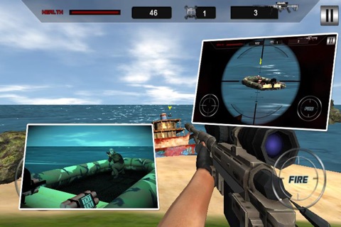Clash of Angry Navy Sniper 3D: Shooting Game screenshot 3