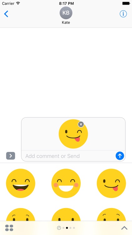 Emoticon Stickers - Emojis for iMessage screenshot-3