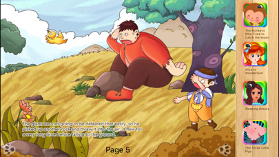 Screenshot #1 pour The Valiant Little Tailor - Fairy Tale iBigToy