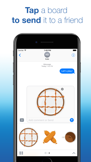 Sticker-Tac-Toe: Use stickers to play ti