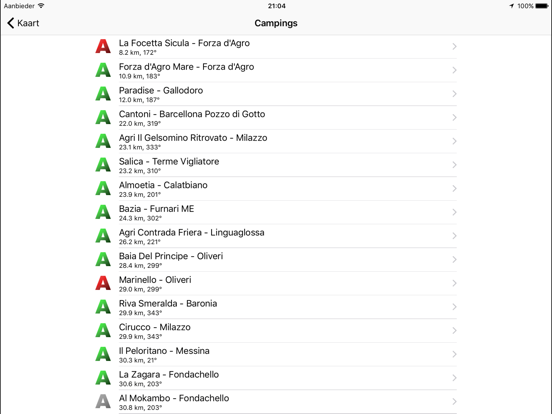 Archiescampings iPad app afbeelding 2