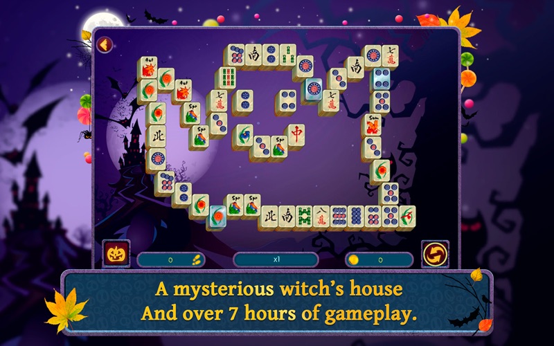 Screenshot #2 for Halloween Night 2 Mahjong Free