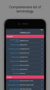 Taekwondo Bible - Poomsae and Terminology screenshot #5 for iPhone