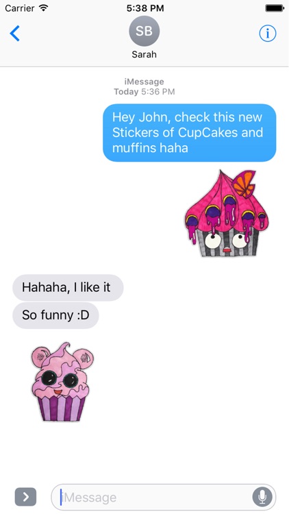 Crazy Muffins Emoji Stickers - for iMessage