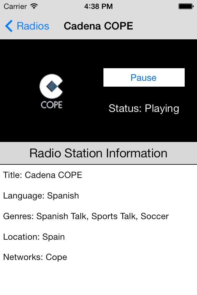 Spain Radio Live (Radio España) screenshot 3