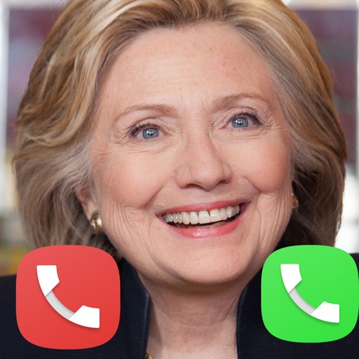 Hillary Prank Call: Fake Call simulator Icon