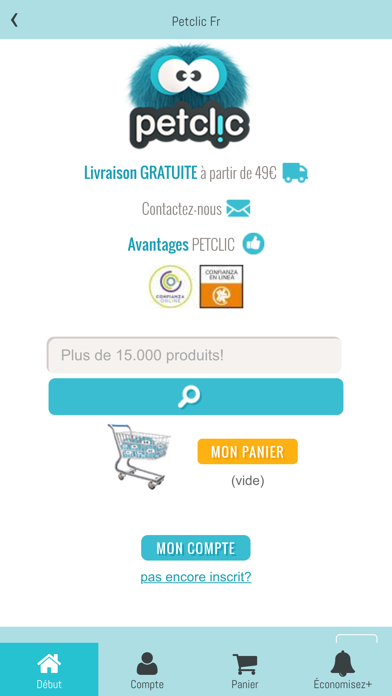 Petclic, animalerie en ligne Screenshot