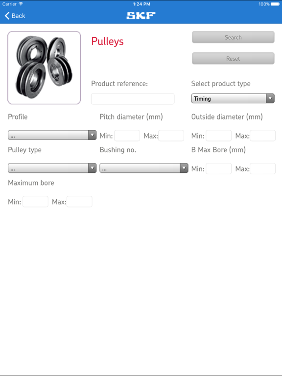 Screenshot #6 pour SKF PTP Catalogue