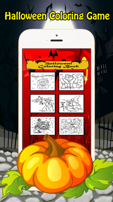 Screenshot #3 pour Halloween Coloring Book Trick or Treat enfants