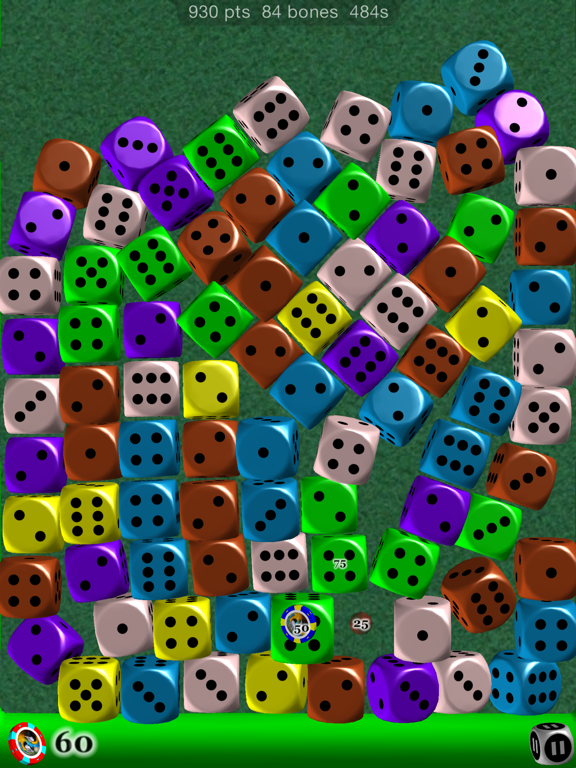 Screenshot #5 pour 99 Bones aka Dice, Match 3