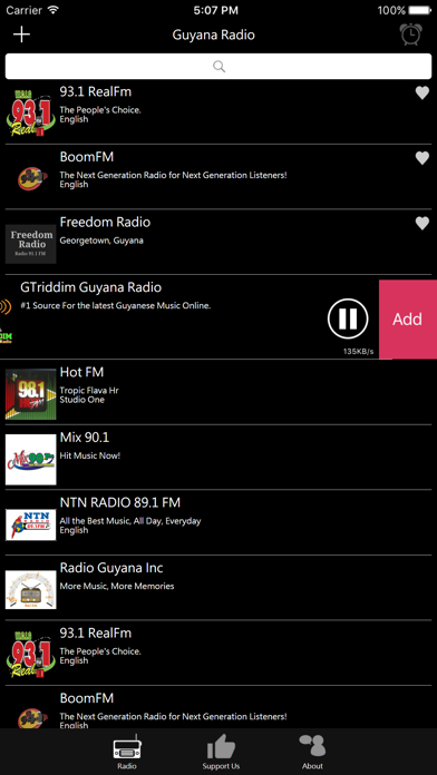 Guyanan Radio iPhone screenshot 4 - Entertainment app