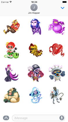 Monster Legends Stickers screenshot 1