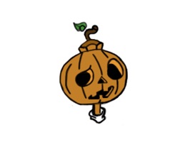 Jack-O-pumkin stickers just in time for halloween