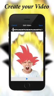 video maker for super saiyan: dragonball z edition iphone screenshot 2