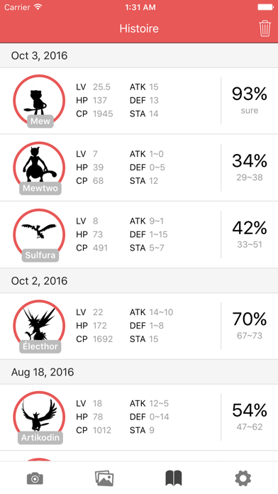 Screenshot #2 pour PokeLens - IV Calculator with OCR