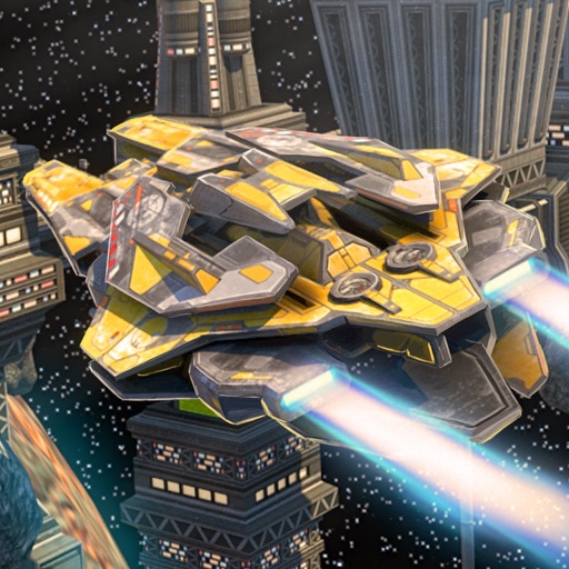 3D Space Ship Simulator iOS App