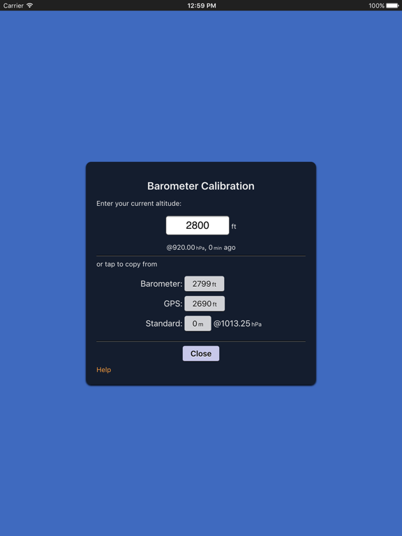 Screenshot #4 for Altimeter (Barometer) Free