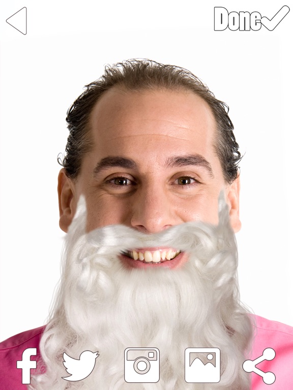 Christmas Barber Shop - Grow Santa Claus Beard iPad screenshot