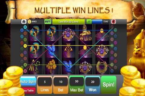 Egyptian Jackpot Slots screenshot 4