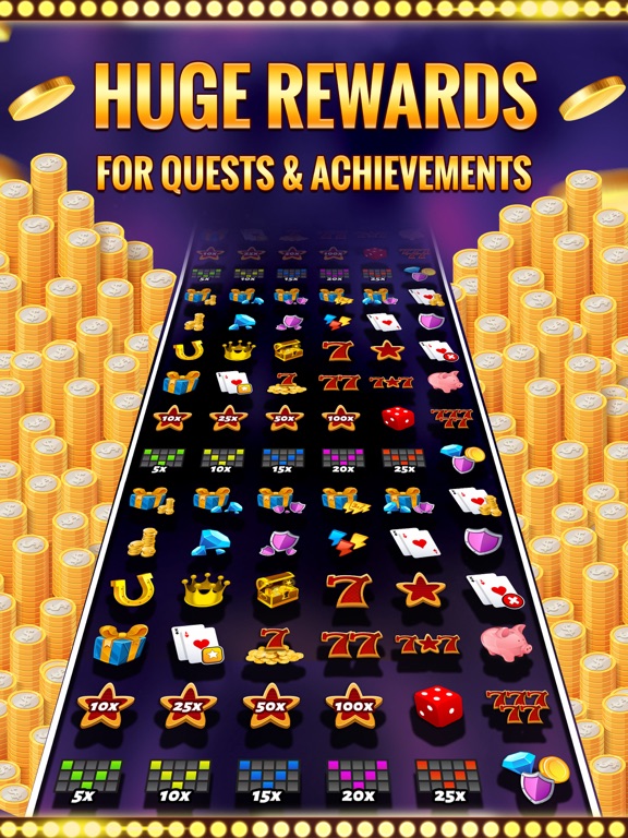 Treasure Golden Casino Slot iPad screenshot