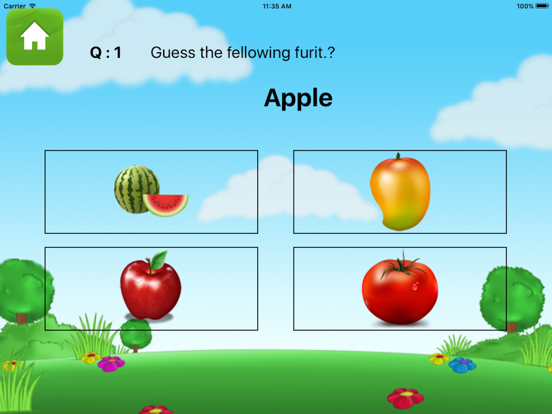 Fruit ABC Learning Toddler - flashcard & tracing iPad screenshot