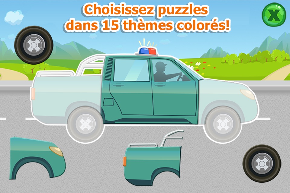 Puzzle for Kids and Toddlers: Vehicles Jigsaw screenshot 2