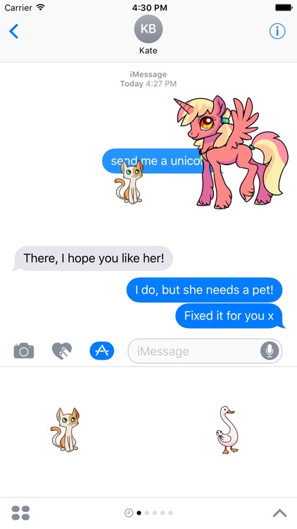 Unicorn Pegasus Pony Stickers screenshot-4