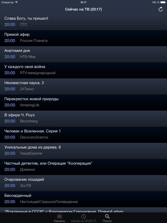 Россия ТВ для iPad screenshot 2
