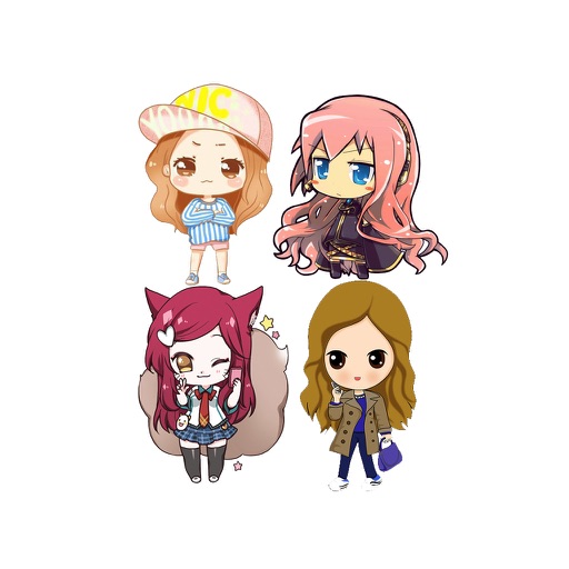 Chibi Girl Emoji - Sticker