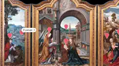Triptych of Annunciation iPhone image 2