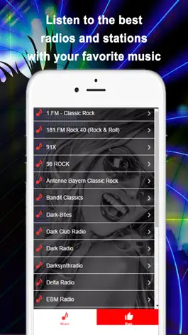 Game screenshot Rock Music Radios Free apk