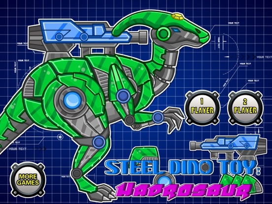 Steel Dino Toy:Mechanic Hadrosaurs-2 player game