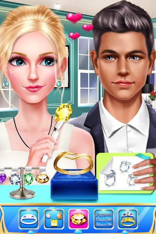 Wedding Ring Designer: Sweet Couple Makeover Salon screenshot 2