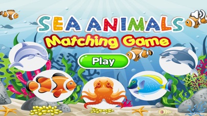 Screenshot #1 pour Find the Pair Sea Animals Free Matching Kids Games