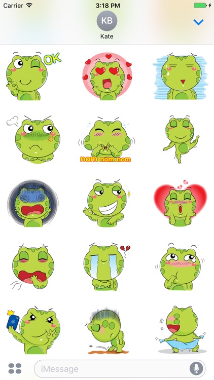 Little Frog - Cute stickers for iMessage