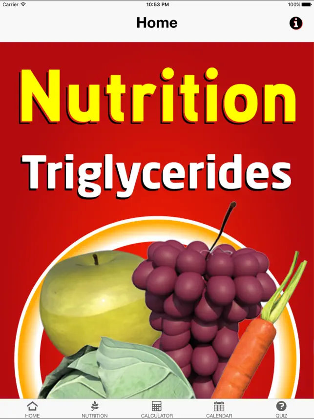 Captura 1 Nutrition Triglycerides iphone