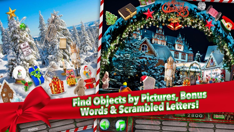 Hidden Objects White Christmas Winter Holiday Time screenshot-3