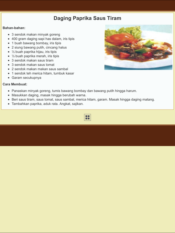 Screenshot #5 pour Resep Daging Indonesia