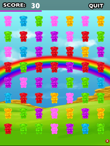 Gummy Bear Match - Free Candy Gameのおすすめ画像2