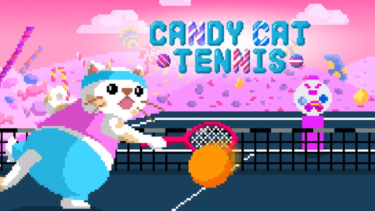 Candy Cat Tennis - Pixel Training screenshot-4
