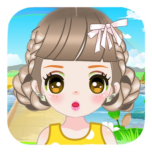 Fashion Girls - Dress up and Make up game for kids Icon