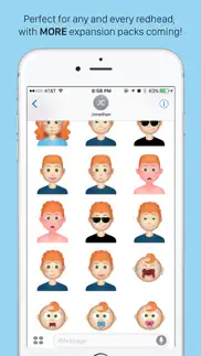 How to cancel & delete gingermoji - redhead emoji stickers for imessage 1